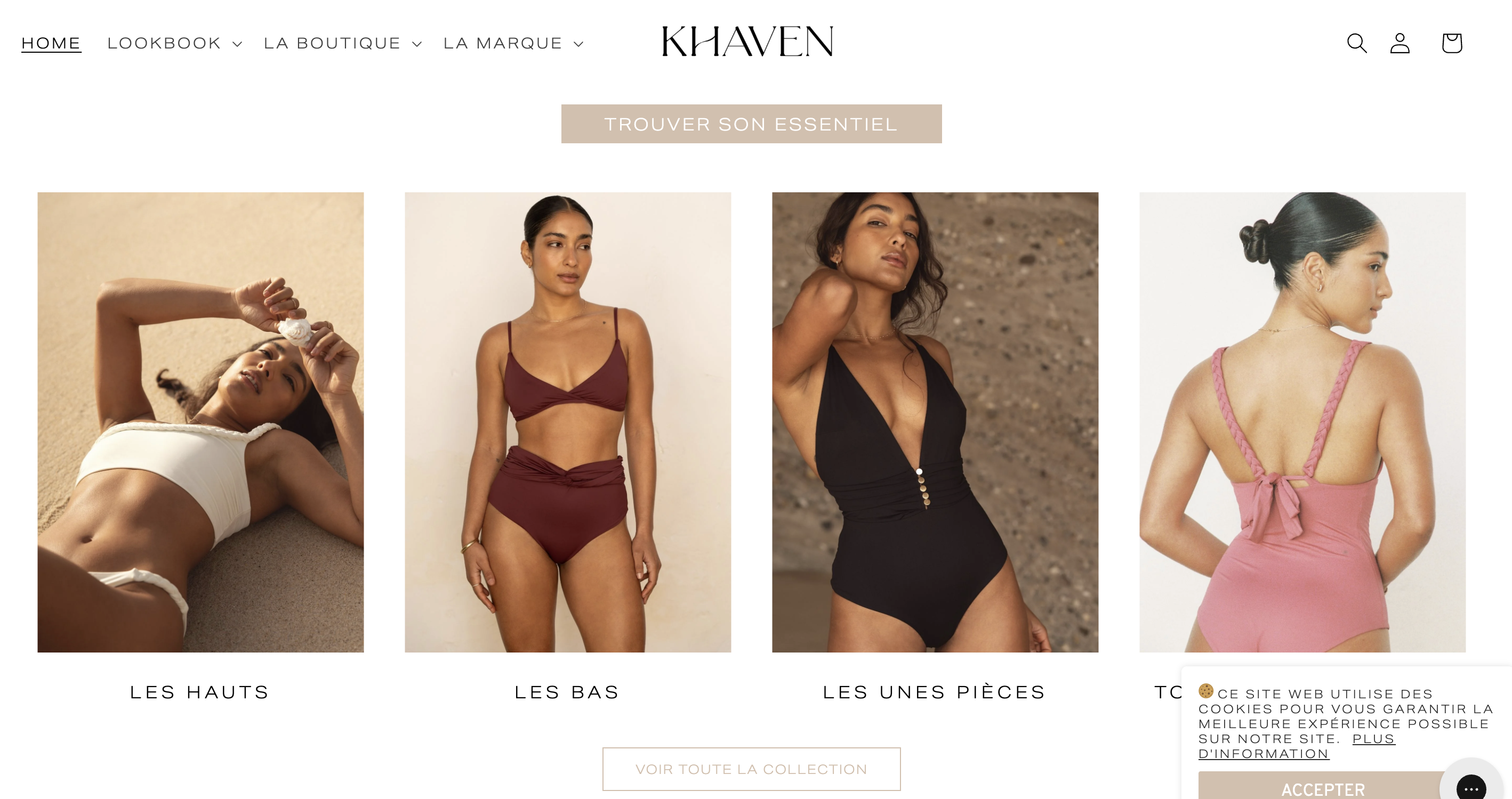 Projet Shopify Khaven Swim